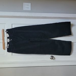 Relaxed Wide Leg size 8 Black Cords
